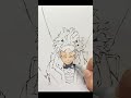 ホークス描いてみた。#一発描き #ヒロアカ#ホークス