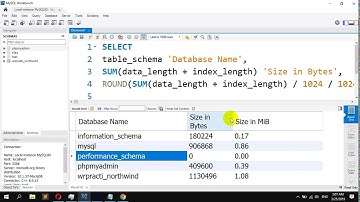 How to Check the Size of a Database in MySQL
