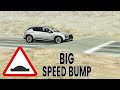 BeamNG Drive - Cars vs Big Speed Bump (High Speed)