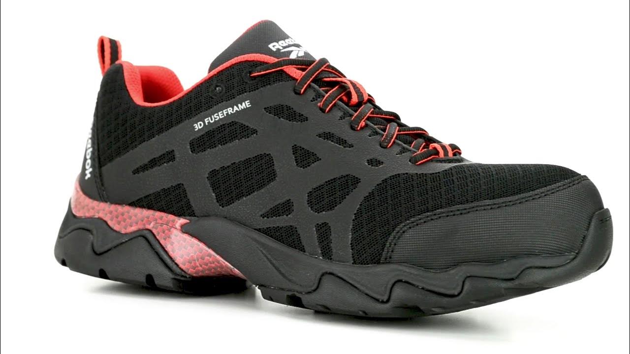 Men's Reebok Composite Toe Metal Free Work Shoe RB1061 YouTube