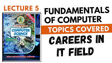 Lecture 05||Fundamentals of Computer||9th Class Computer Sindh Board||Careers or Jobs in IT Field