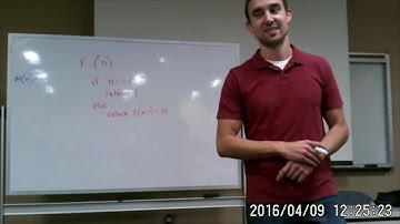 Data Structures - ITSC 2214 - Topic 7 - Recursive Algorithm Analysis Part 2