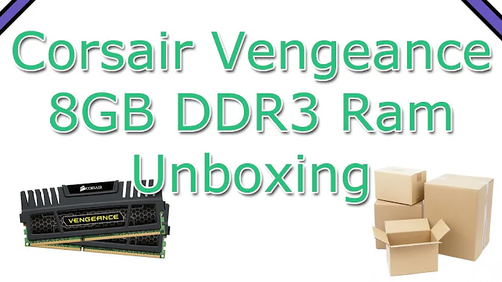Corsair Vengeance Ram Unboxing - 8GB - 1600MHz
