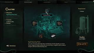 Crafting System of Stygian: Reign of the Old Ones