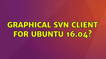 Ubuntu: Graphical svn client for Ubuntu 16.04?