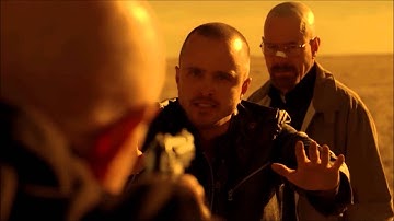 Breaking Bad - Mike and Walter Face Off in the Desert