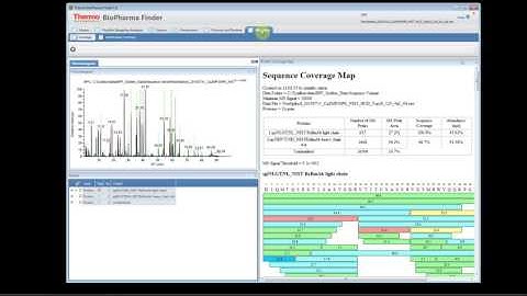 BioPharma Finder- Peptide Mapping- Loading Results
