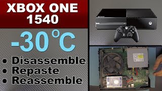 Xbox one1540 disassembly  and service and REPASTE