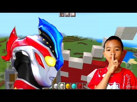 CARA MEMBUAT PORTAL ULTRAMAN GINGA - MINECRAFT DG BLOK MERAH