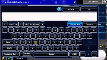 How To Name File or Give Email Subject Before Scanning on a Sharp Copier