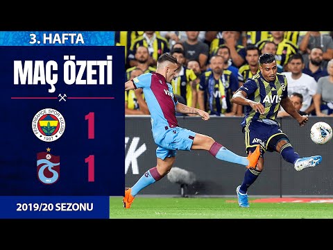 ÖZET: Fenerbahçe 1-1 Trabzonspor | 3. Hafta - 2019/20