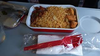AirAsia Airbus A320 Singapore to Langkawi Meal while Landing 2016 Footage