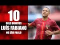 OS 10 GOLS MAIS BONITOS DE LUÍS FABIANO NO SÃO PAULO