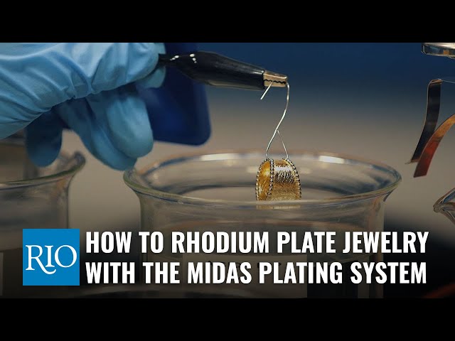 How To Rhodium Plate Jewelry with Midas® Plating System 