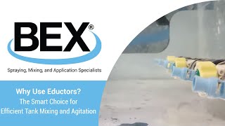 Why Use Eductors The Smart Choice for Efficient Tank Mixing and Agitation