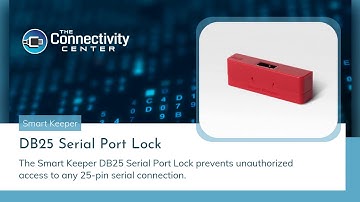Smart Keeper DB25 Serial Port Lock | The Connectivity Center