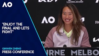 Qinwen Zheng Press Conference | Australian Open 2024 Semifinal