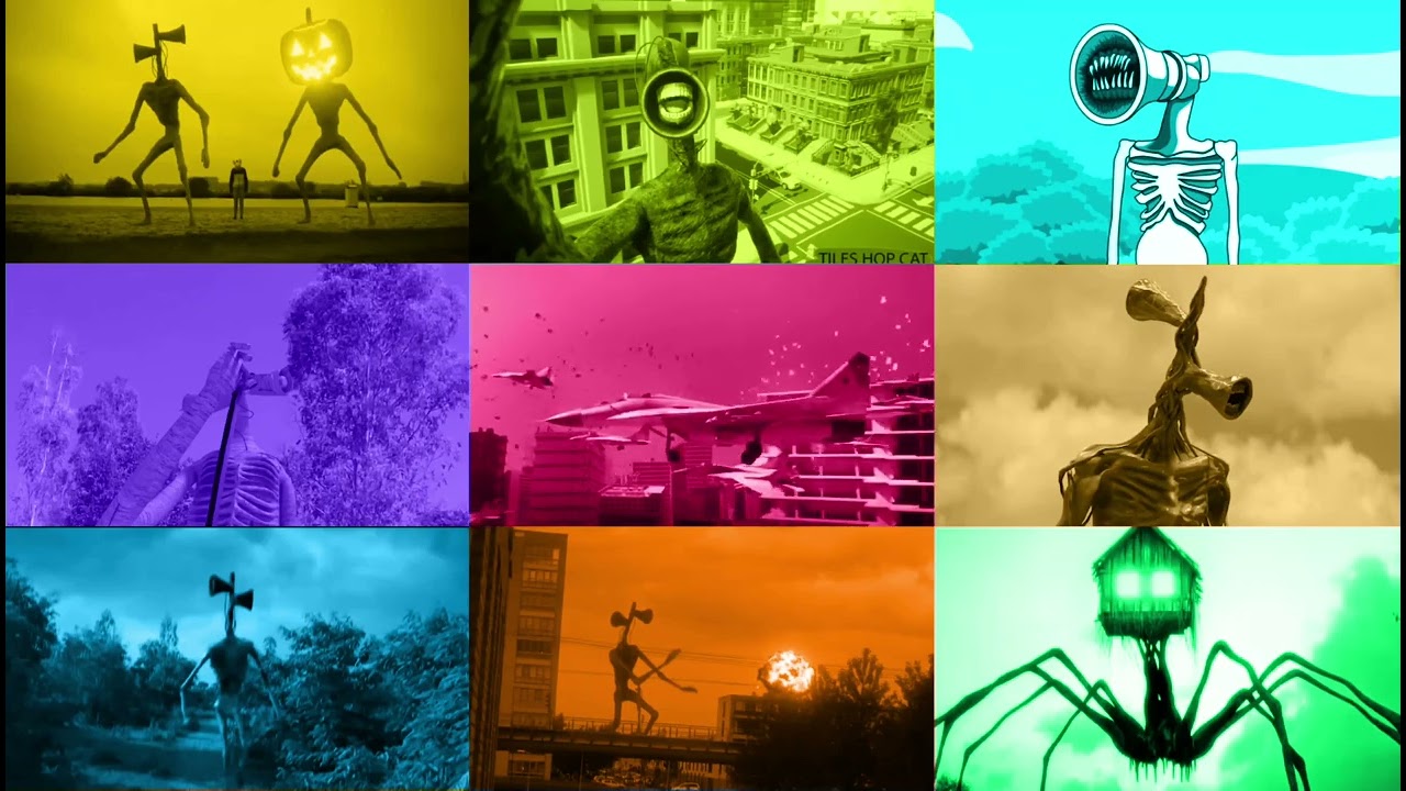 Scary SirenHead Dance But It’s Funny 😂👻  #coffindance #sirenhead