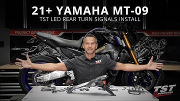 How to install LED Rear Turn Signals on a 2021+ Yamaha MT-09 by TST Industries