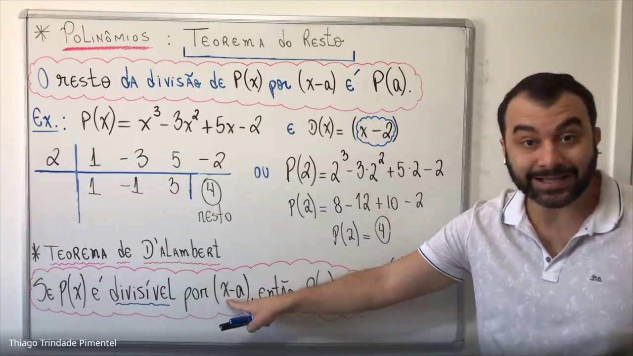 Teorema Do Resto Polinomios - FDPLEARN
