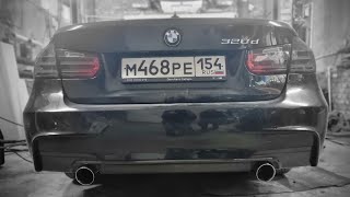 Выхлоп f30 n47,downpipe +прямая трасса без банки