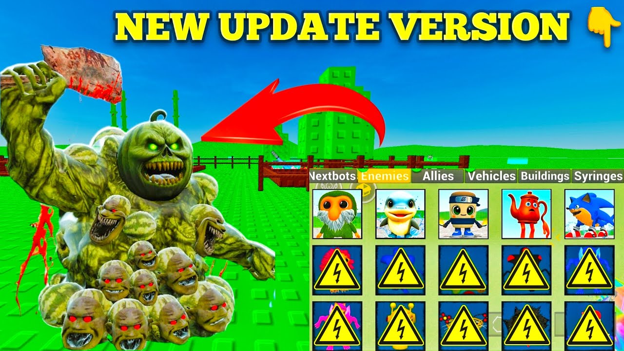 Обновление 7.7.0: Nextbots на игровой площадке! Новое обновление LIN GANG ROTTEN MUTANT BOSS уже ...