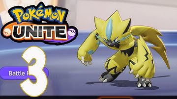 Pokemon Unite - Gameplay Walkthrough  part 3 - Zerzora(Android, iOS, Nintendo Switch)
