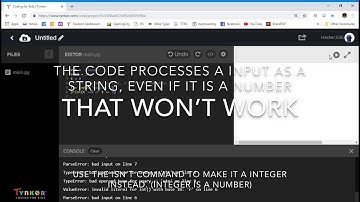 Tynker Python; Variables
