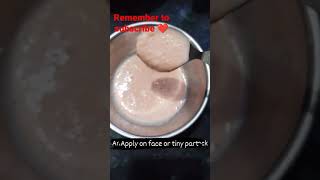 for glowing skin ?/face pack simple method/ home remedies/ #short #youtube #foryou#special#facepack