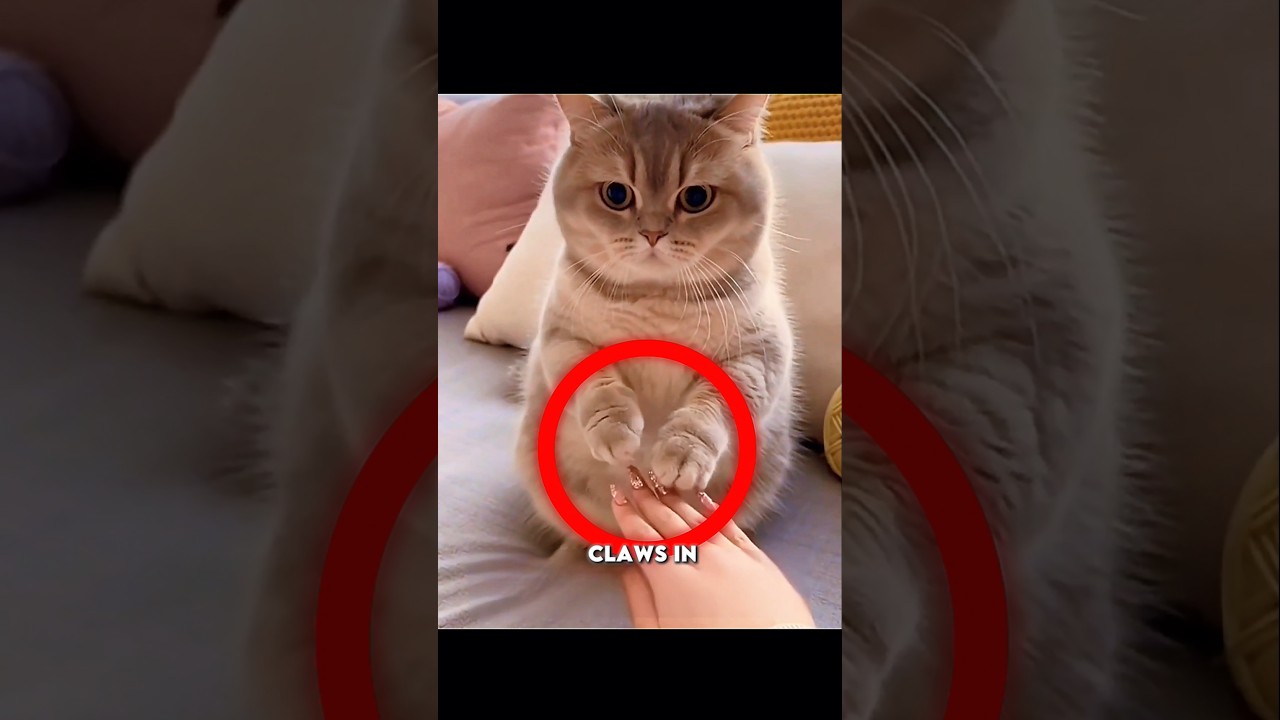 why cats show you their claws 