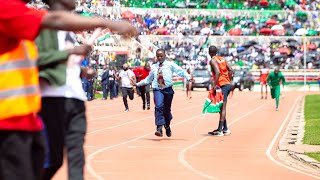 Omanyala, Comedians & content creators crack up President Ruto during Jamhuri Day celebrations!!