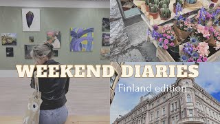 Weekend Diaries | Spending 3 days in Helsinki Finland vlog, cafes, scrolling around