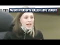 HOMOPHOBIC Parent Interrupts Bullied Student's Speech