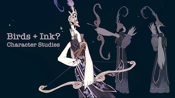 Inkwell & Quill | Character Design Process