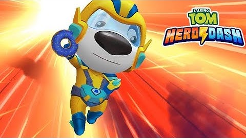 Talking Tom Hero Dash Android Gameplay #2- TALKING HANK UNLOCKED