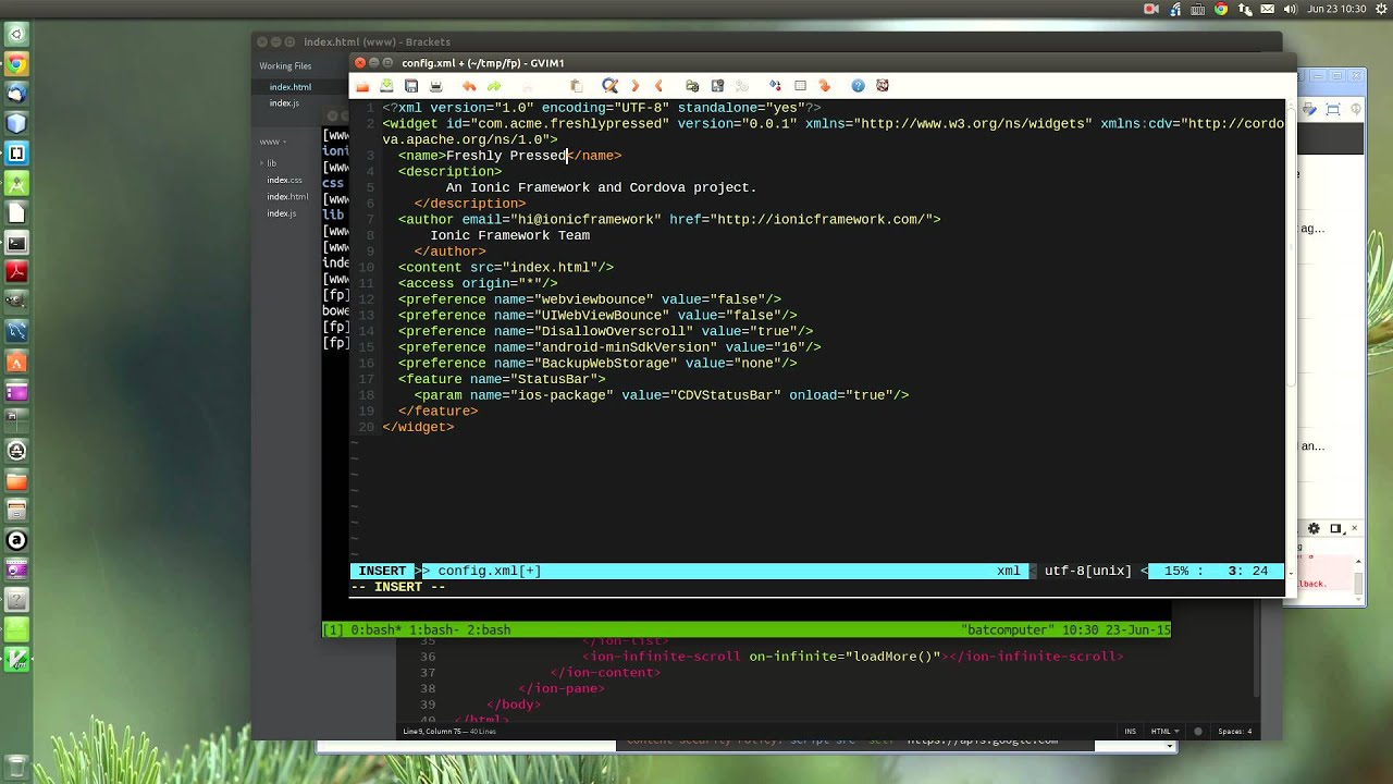 Hybrid Mobile Application with Ionic/Cordova