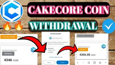 CakeCore Coin Withdraw। CakeCore Wallet Connect। Cake Core Add Metamask Wallet।Cake Core New Update