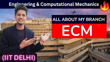 Engineering and Computational Mechanics (ECM)🔥 IIT DELHI | Placements | #iitdelhi #iit