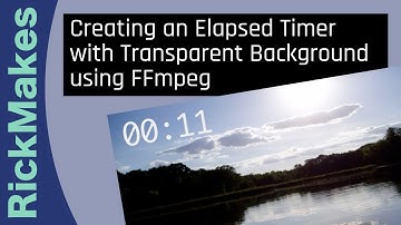 Creating an Elapsed Timer with Transparent Background using FFmpeg