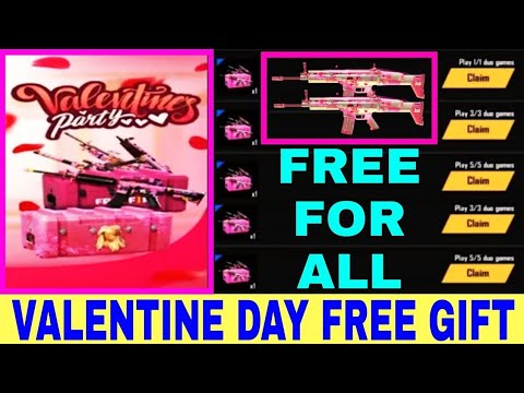 Free fire New Event Valentine Day Gift is Free - YouTube