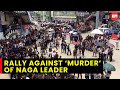 Nagaland hundreds rally against alleged murder of leader by naga wrestlers