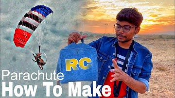 Rc Paramotor kit 1.2m - how to make parachute | Prince Panchal Maker