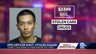 Man accused of shooting MPD officer was out on bail