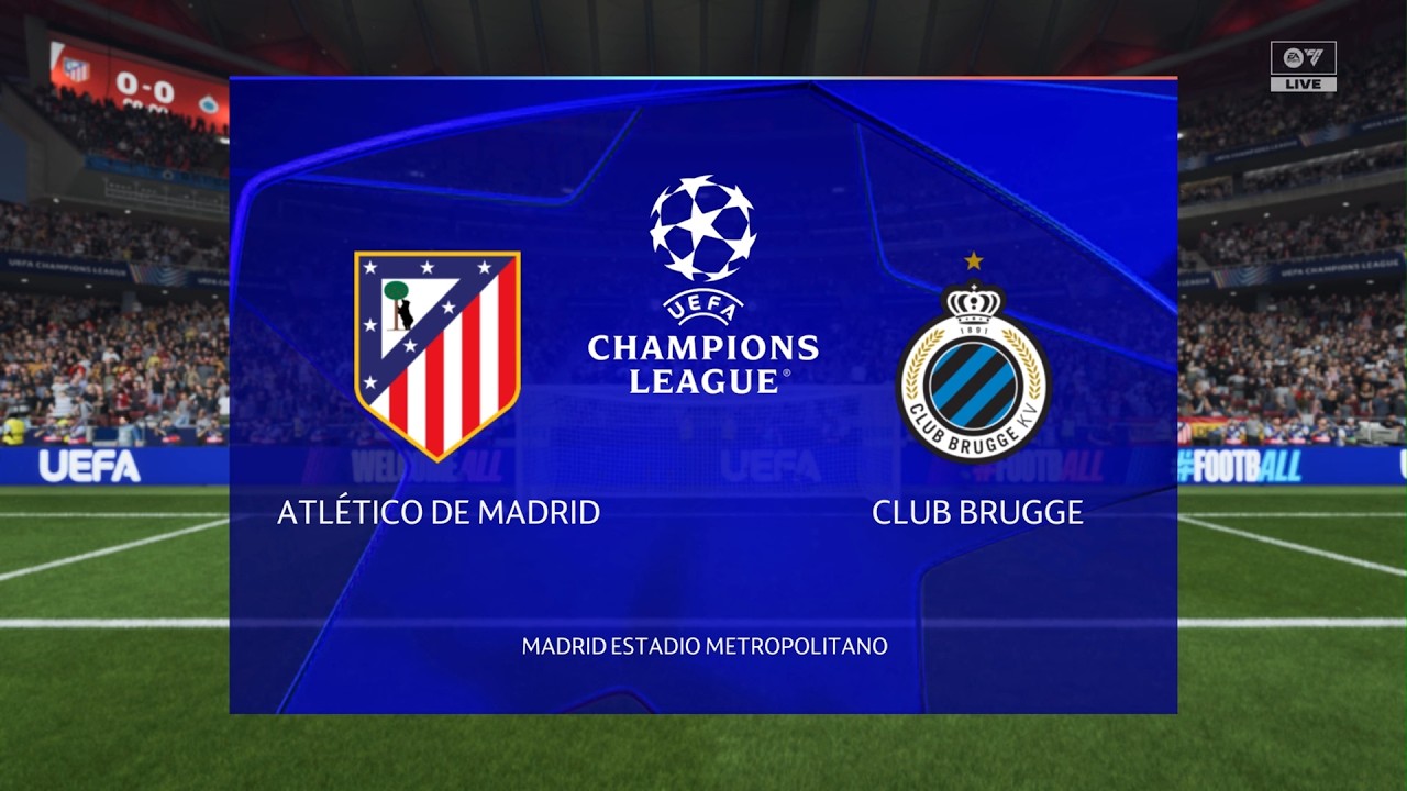 Atletico Madrid vs Club Brugge Champions League Play-off 2nd Leg 2026 Prediction Full Gameplay [PS5]