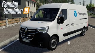 FS19 - Renault Master IV - Chronopost (DPD GROUP) - Car mod for Farming Simulator 2019 Roleplay