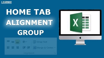 Alignment group in home tab ||MS excel||