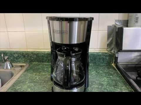 BLACK+DECKER 5-Cup Black Coffeemaker – Monsecta Depot