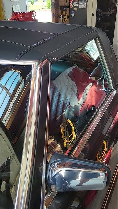 r107-torn-convertible-top-repaired-and-patched-1985-380-sl-shorts