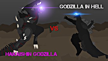 Godzilla in hell VS Hakaishin Godzilla Ep.1 | Stick nodes animation 