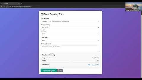 VIDEO DEMO PROJECT UAS PWEB IFB